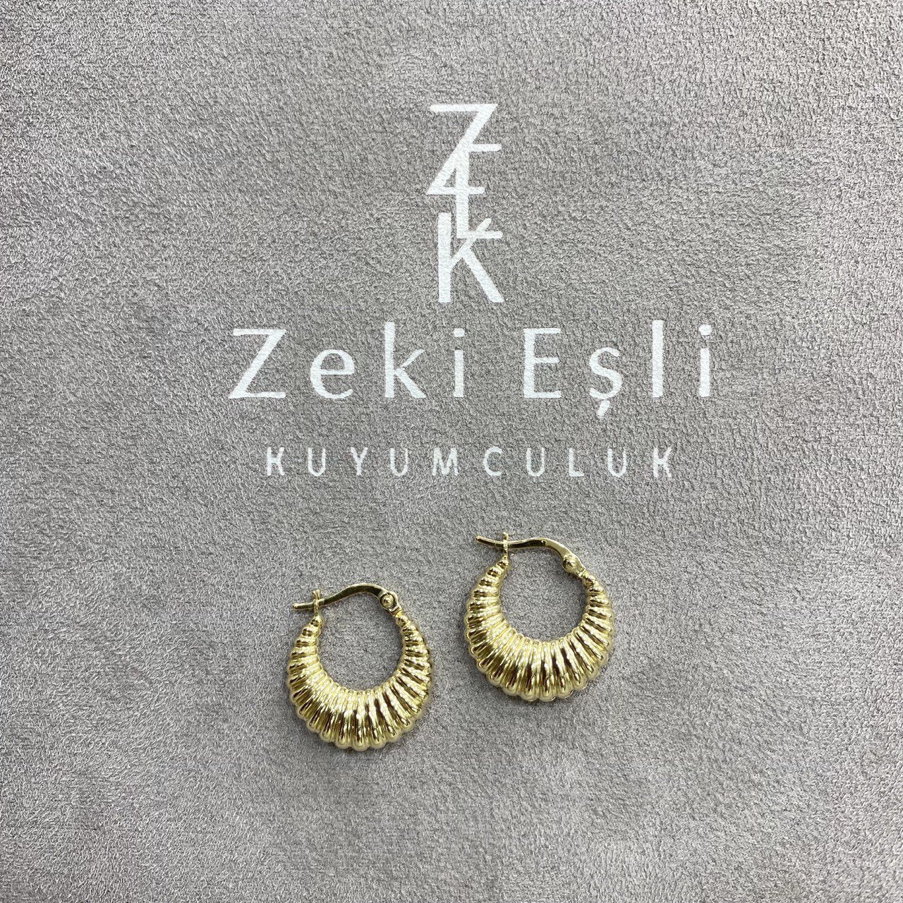 Vintage Midye Küpe