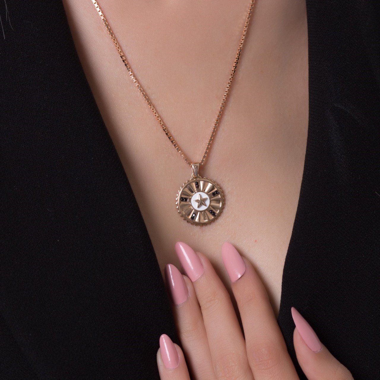 Yıldız Işığı Kare Örme Zincir