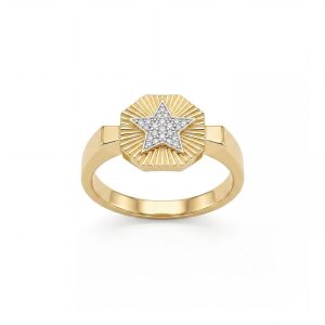 Fortuna Art Deco Star Yüzük