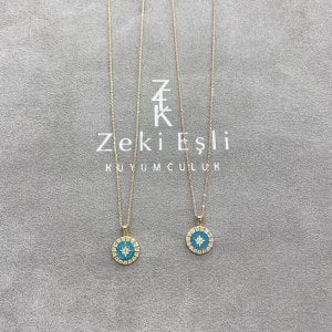 Ice Blue Kutup Yıldızı Kolye
