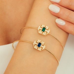 Cheerful Art Deco Bilezik